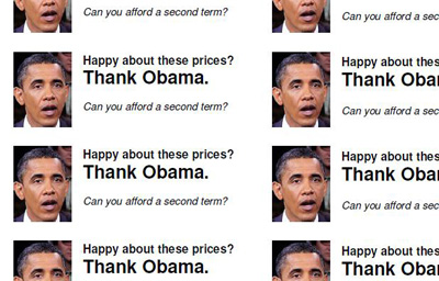 Obama Price Labels